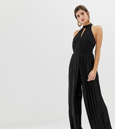 Черный комбинезон с высоким воротом River Island - Черный