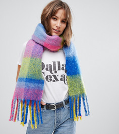 Разноцветный шарф в клетку Esprit - Мульти
