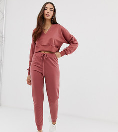 Темно-розовые джоггеры с петельчатой изнанкой Boohoo - Розовый
