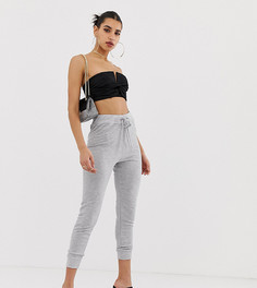 Серые джоггеры с завязкой на поясе Boohoo - Серый