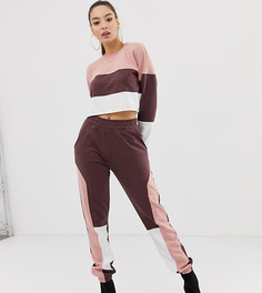 Комбинируемые джоггеры с контрастными вставками Missguided - Бежевый