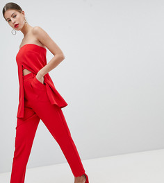 Суженные книзу брюки Missguided Peace And Love - Красный