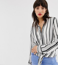 Рубашка в полоску с длинными рукавами River Island - Мульти