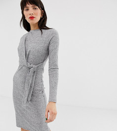 Серое платье с узлом River Island - Серый