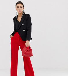 Красные расклешенные брюки River Island - Красный