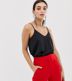 Черный топ на бретелях River Island - Черный