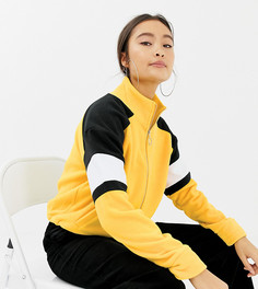 Желтый флисовый топ колор блок New Look - Желтый