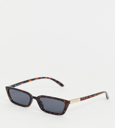 Черепаховые солнцезащитные очки River Island slimline - Коричневый