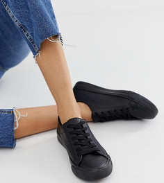 Черные полиуретановые кроссовки New Look - Черный