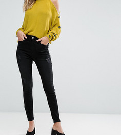 Джинсы скинни с завышенной талией River Island - Черный