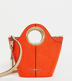 Оранжевая сумка-тоут с круглыми ручками River Island - Красный