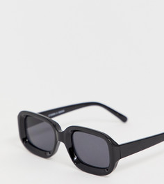 Черные солнцезащитные очки в квадратной оправе Monki - Черный