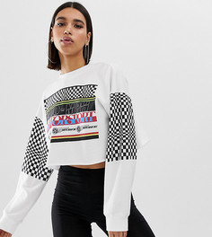 Белый свитшот с надписью Missguided - Белый