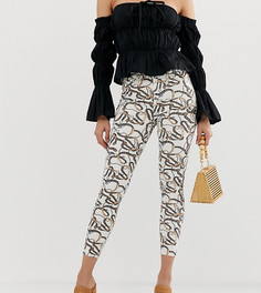 Джинсы скинни с принтом цепочек River Island Molly - Мульти