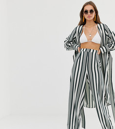 Широкие брюки в полоску PrettyLittleThing - Мульти