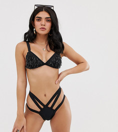 Черные трусы бикини с лямками Missguided - Черный
