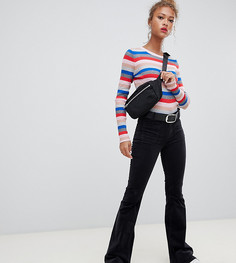 Вельветовые расклешенные брюки Pull&Bear - Черный