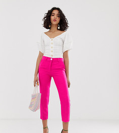 Розовые брюки-сигаретки River Island - Розовый