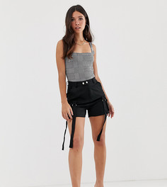 Черные шорты в стиле милитари Missguided - Черный