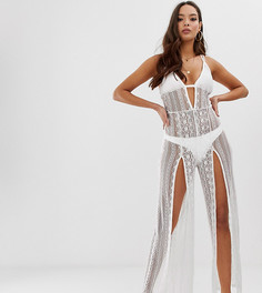 Белый пляжный комбинезон Miss Selfridge - Белый