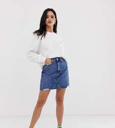 Джинсовая мини-юбка River Island - Синий
