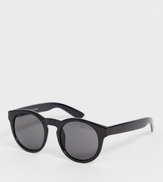Черные круглые солнцезащитные очки Monki - Черный