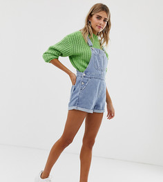 Светло-синий комбинезон-шорты Bershka - Синий