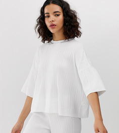 Свободная белая футболка River Island - Белый