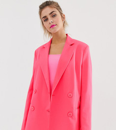 Неоново-розовый блейзер Bershka x PANTONE - Розовый