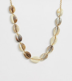 Ожерелье с искусственными ракушками Monki - Белый