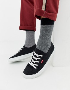Черные парусиновые кроссовки Levis Malibu - Черный Levis®