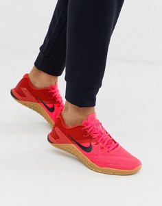 Красные кроссовки Nike Training - Metcon 4 - Красный