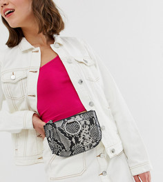 ALDO Elroka snake print belt bum bag with silver hardware - Мульти