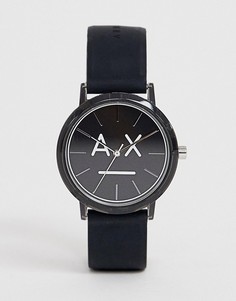 Часы с силиконовым ремешком Armani Exchange AX5556 Lola - 36 мм - Черный