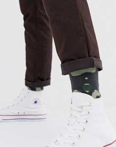 Носки с камуфляжным принтом ASOS DESIGN - Зеленый