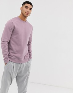 Свитшот пыльно-розового цвета ASOS DESIGN - Фиолетовый