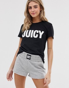 Футболка с логотипом Juicy Couture - Черный