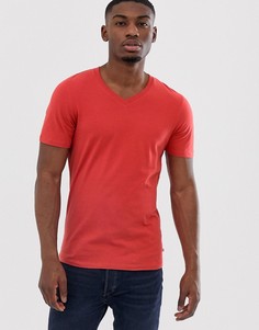 Футболка с V-образным вырезом Jack & Jones essentials - Красный