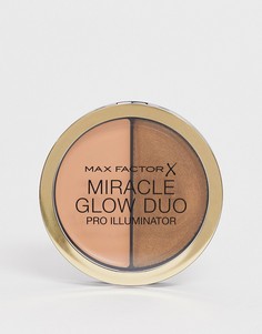 Два хайлайтера с эффектом сияния Max Factor Miracle Glow Duo 30 Deep - Мульти