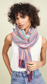 Madewell Rainbow Stripe Cape Scarf