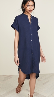 Three Dots Button Up Shirtdress