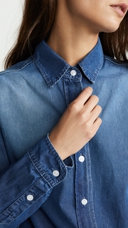 PRPS Washed Denim Button Up Shirt