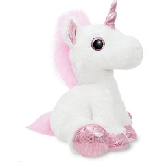 Мягкая игрушка Aurora Единорог, розовый, 30 см