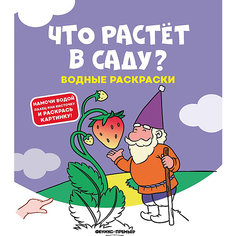 Водная раскраска "Что растет в саду?" Fenix