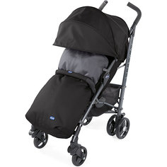 Коляска Chicco Lite Way3 Top Jet Black, с бампером
