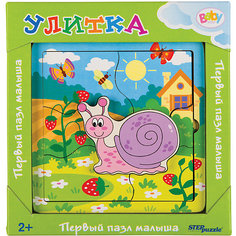 Игра из дерева STEP puzzle Baby Step, Улитка Степ Пазл