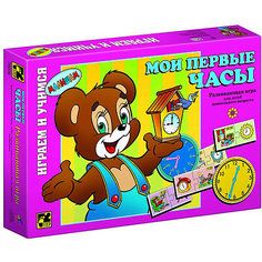 Настольная игра STEP puzzle "Мои первые часы" Степ Пазл