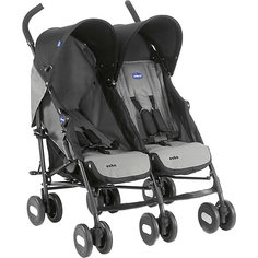 Коляска прогулочная Chicco Echo Twin для близнецов Coal