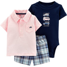 Комплект: Футболка, боди и шорты carters Carters