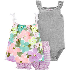 Комплект: Платье, боди и шорты carters Carters
